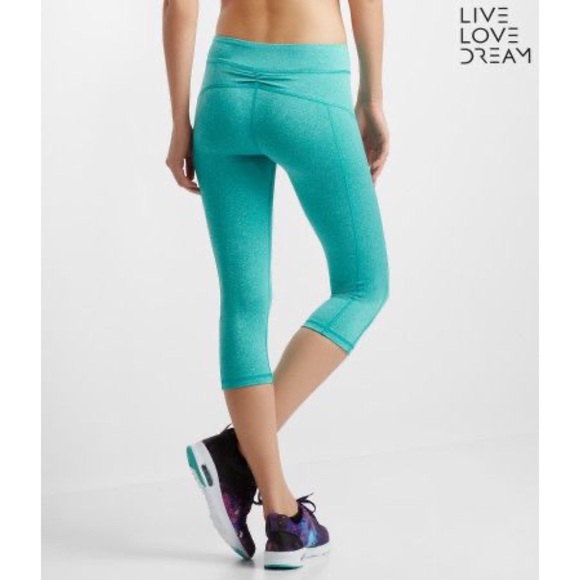 LLD #BestBootyEver Marled Crop Leggings (L)
